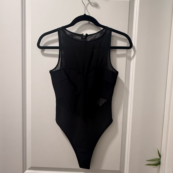 House of CB Black Sheer Top - Picture 2 of 4